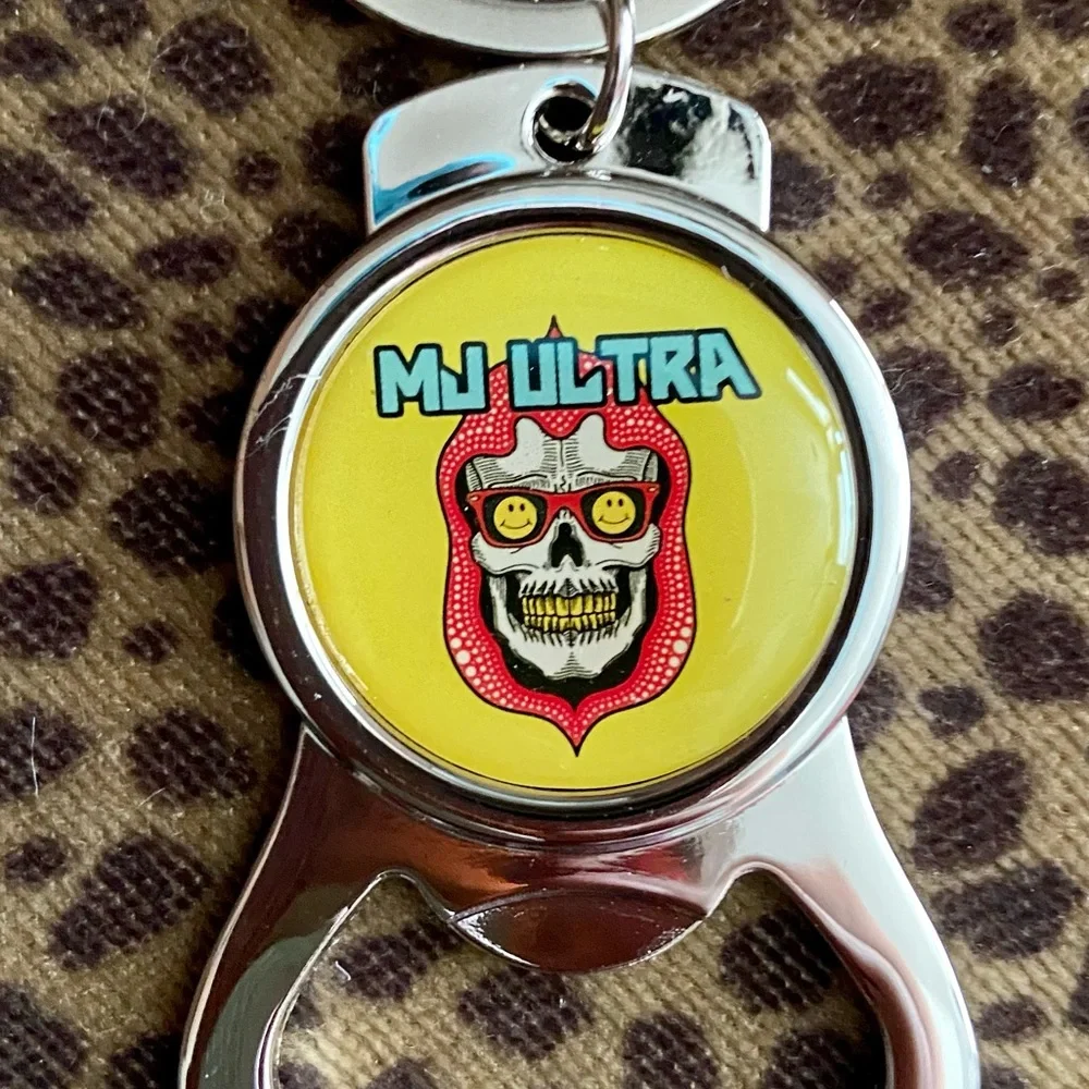 MJ Ultra Skull Bottle Opener Keychain